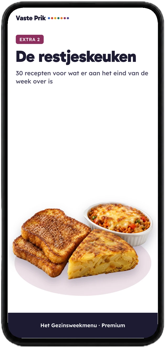 De restjeskeuken op een telefoon: 30 recepten voor wat er over is